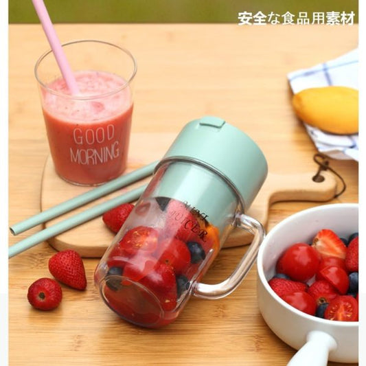 Crusher Juicer – Mug Shaped Portable Blender With Straw | Portable Blender,juicer Portable Outdoor Juicing Cup | Home Mini Cordless Juicer – Random Color